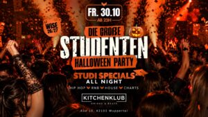 🎃👻 DIE GROẞE HALLOWEEN STUDENTEN PARTY – WiSe 26/27👻🎃 FREITAG – 30.10